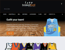 Tablet Screenshot of basketballoutlet.com.au